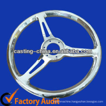 cast alloy boat steering wheel